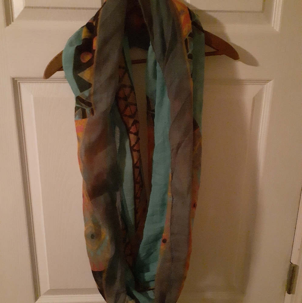 (FREE with Bundle) Tribal Print Infinity Scarf
